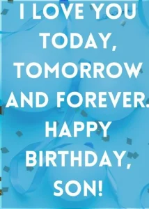 blessing birthday wishes for son 