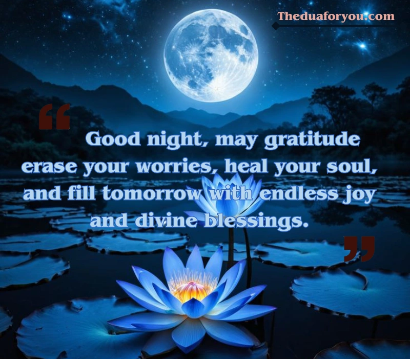 Thankful Good Night Blessings