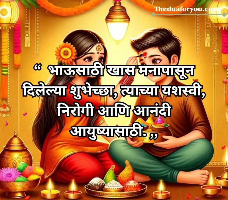 Bhaubeej Wishes In Marathi For Brother