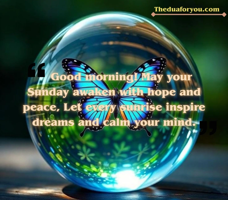 Good Morning Sunday Blessings