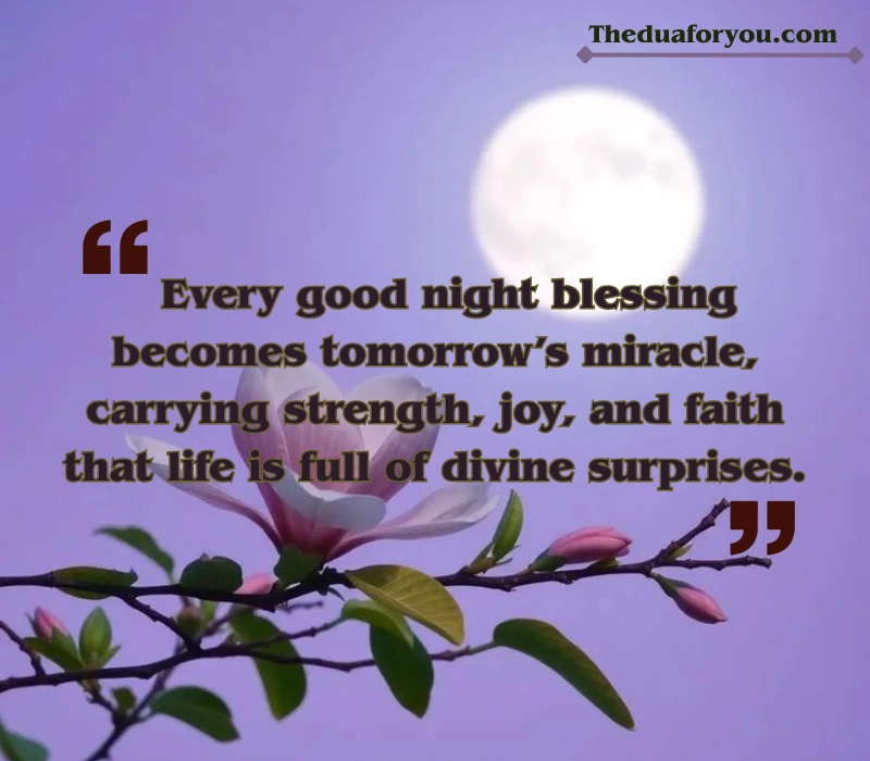 Good Night Blessings Quotes