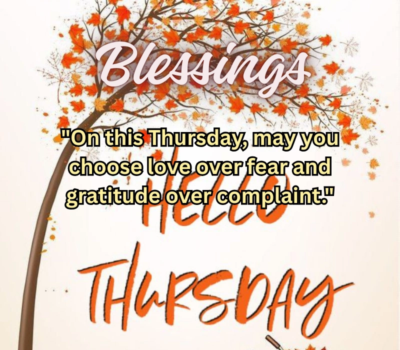 thursday blessings