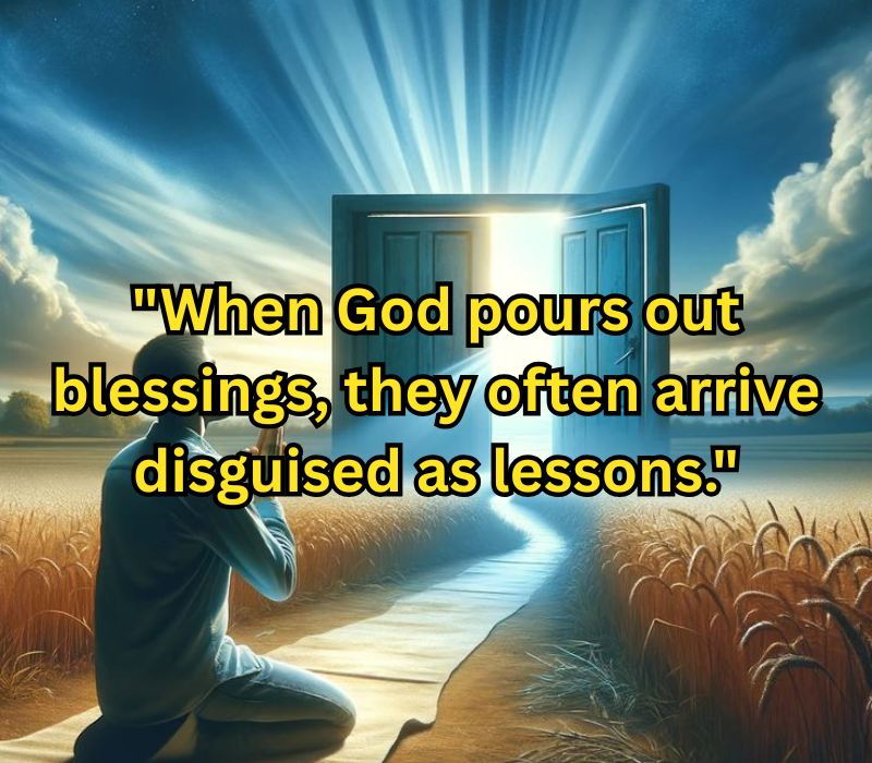 When God Pours Out Blessings Quotes