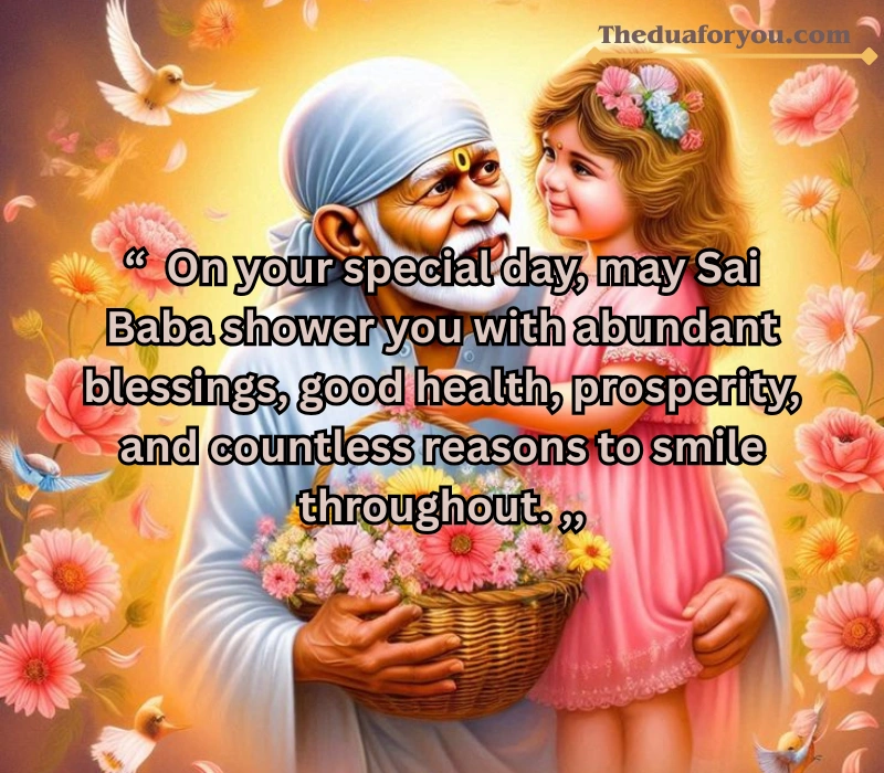 Birthday Wishes with Sai Baba Blessings