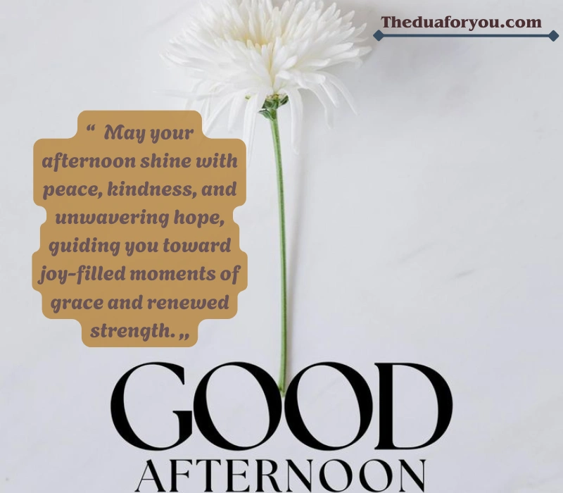 Good Afternoon Blessings