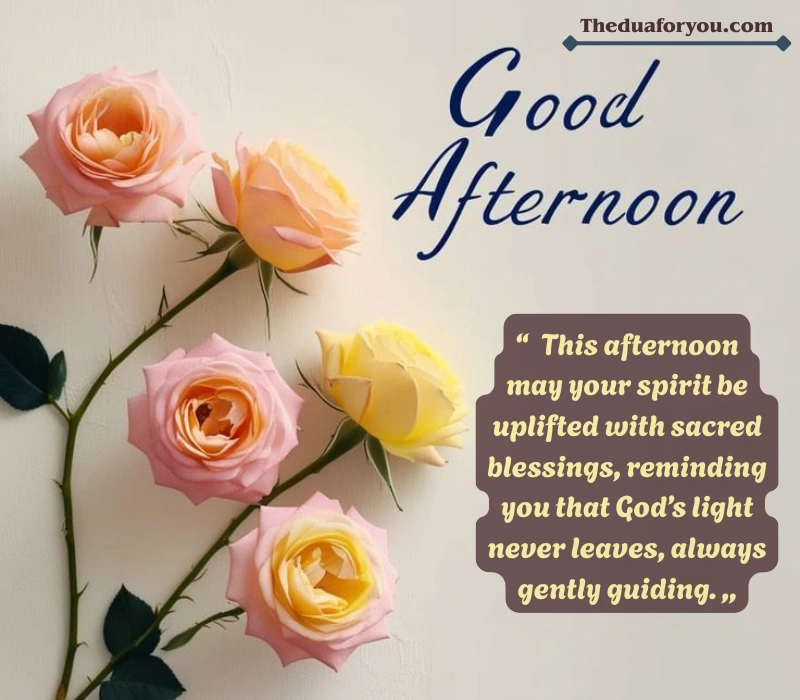 Spiritual Prayer Good Afternoon Blessings