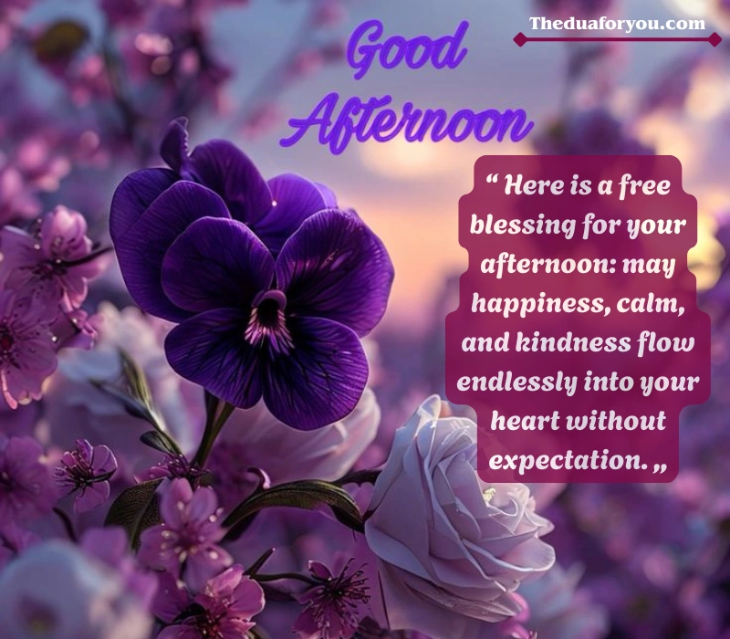 Free Good Afternoon Blessings