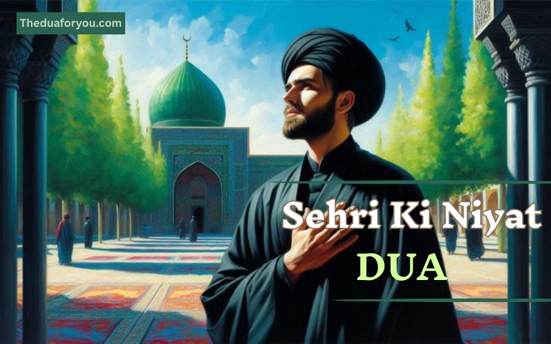 sehri ki niyat ki dua