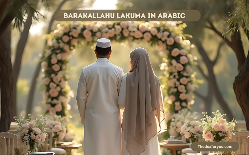 barakallahu lakuma in arabic