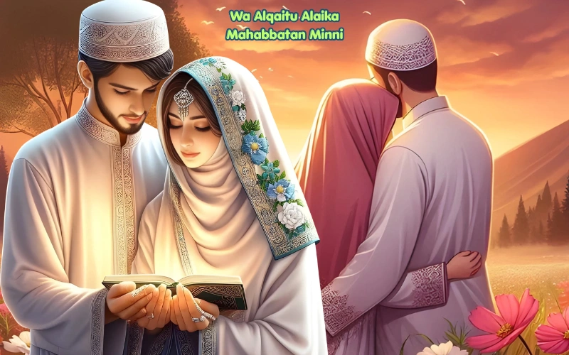 Wa Alqaitu Alaika Mahabbatan Minni